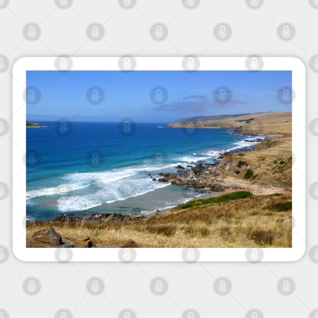 Petrel Cove - South Australia by Avril Thomas Sticker by AvrilThomasart